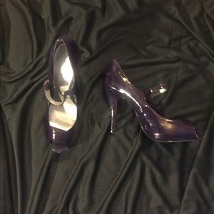 Purple heels size 9